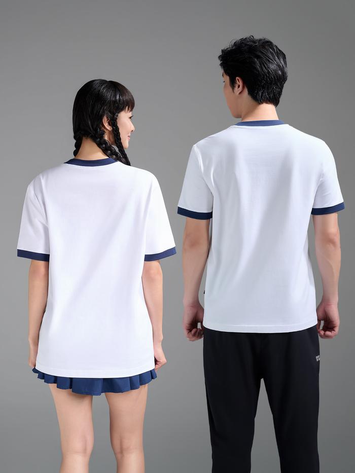 Áo Tshirt Cotton Compact Colored Rib World Cup More Team More Action - undefined