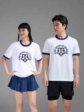 Áo Tshirt Cotton Compact Colored Rib World Cup More Team More Action - undefined