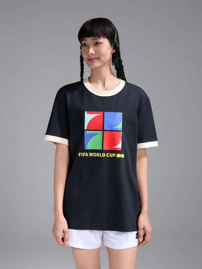Áo Tshirt Cotton Compact Colored Rib World Cup Mosaic 26 - undefined