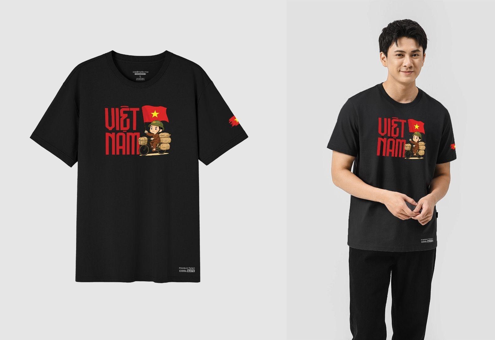 Áo thun Cotton Compact Anh Dân Công Hỏa Tiến