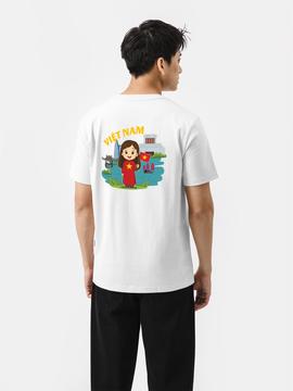 Áo thun Cotton Compact Việt Nam Tươi Đẹp bé gái - undefined