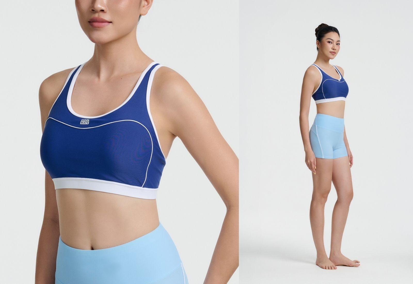 Áo bra bơi nữ phối dây Coolmate