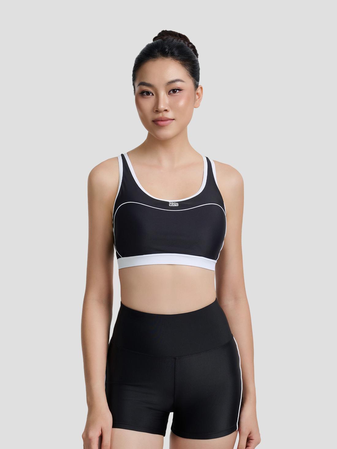 Áo bra bơi nữ phối dây Coolmate - undefined