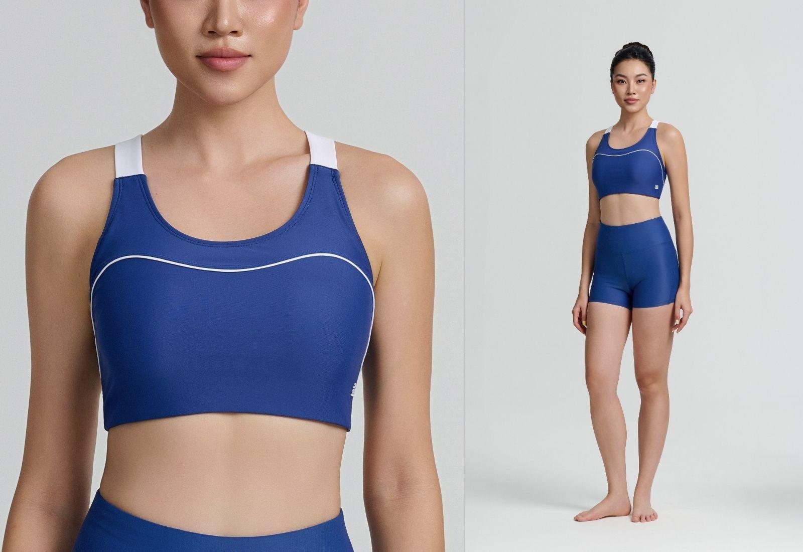 Áo bra bơi nữ Coolmate Cutline