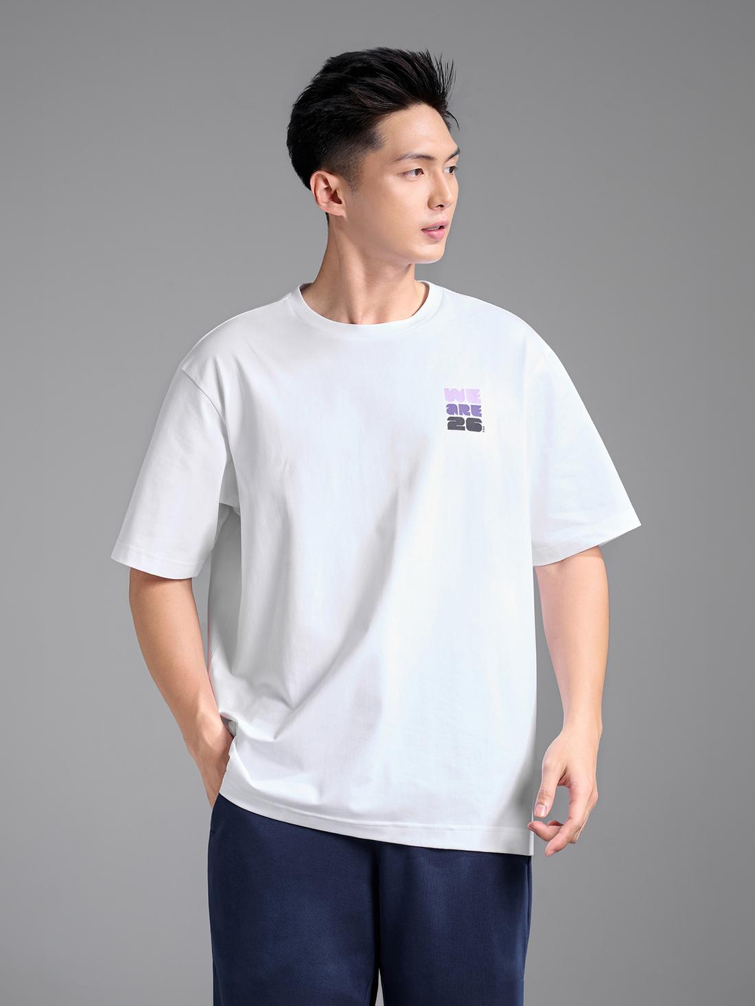 Áo Tshirt Relaxed Fit Cotton Compact World Cup Neon 26 - undefined