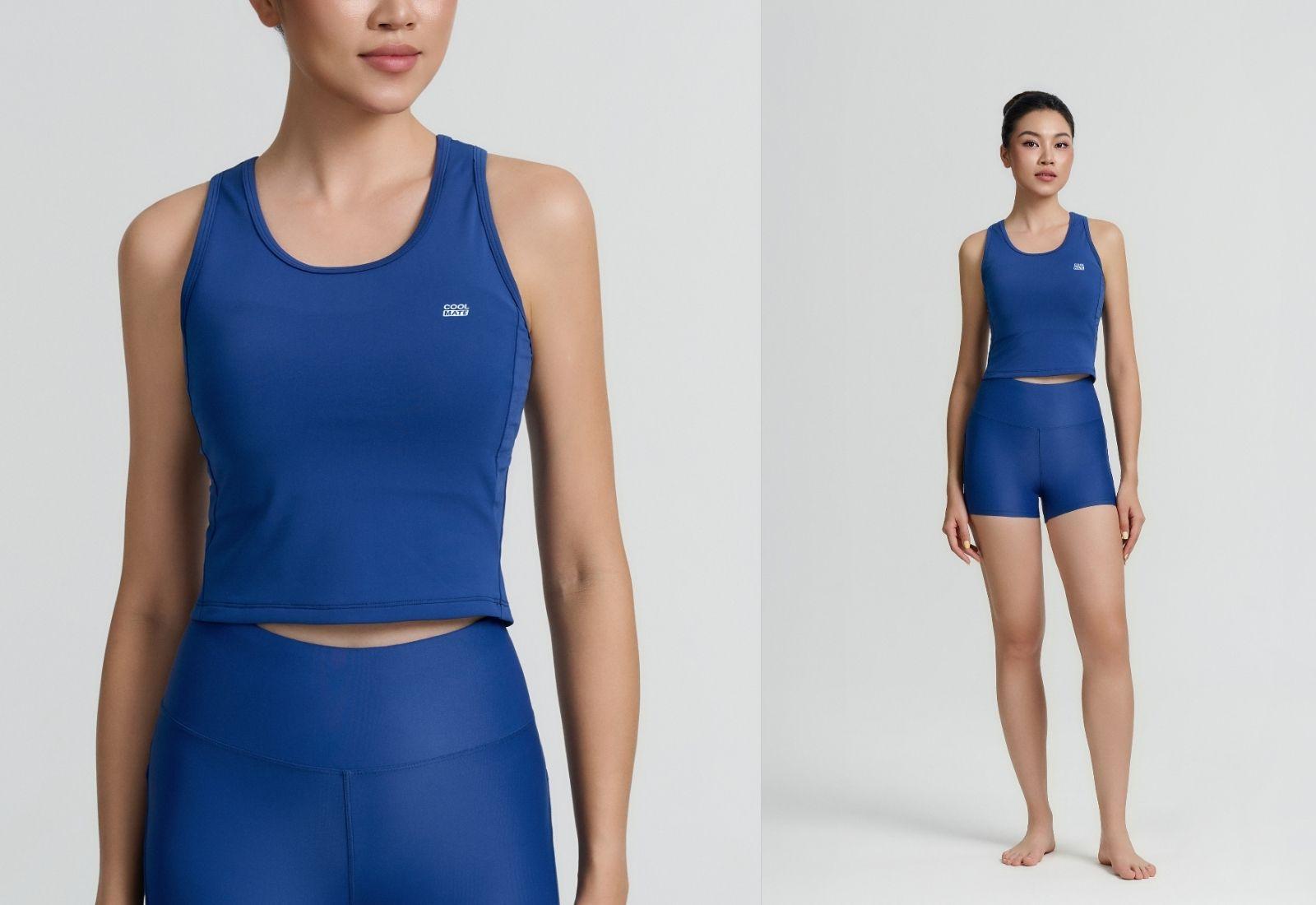 Áo tank bơi nữ Coolmate Cutline