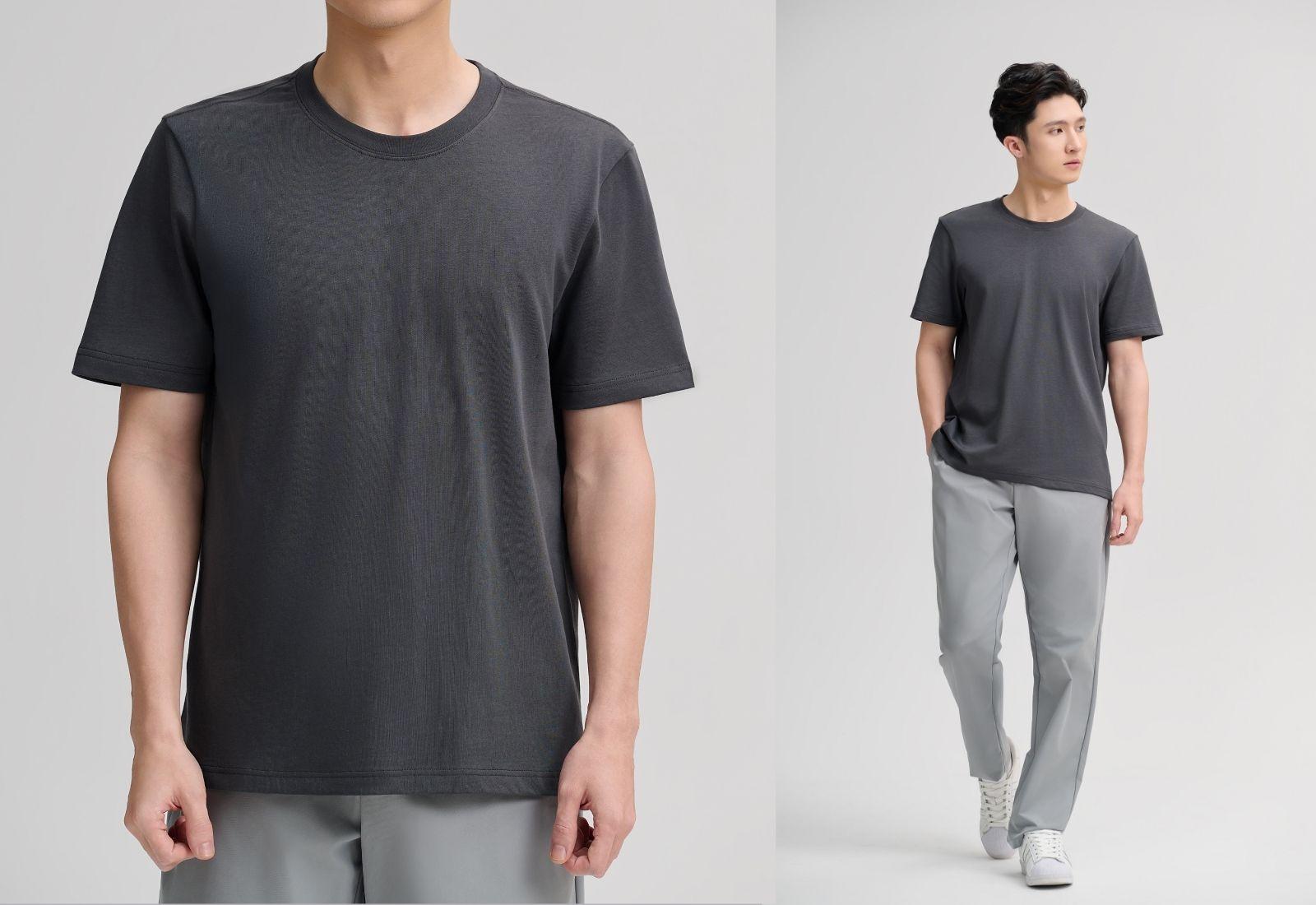 Áo Tshirt nam Regular Fit 100% Cotton 180gsm