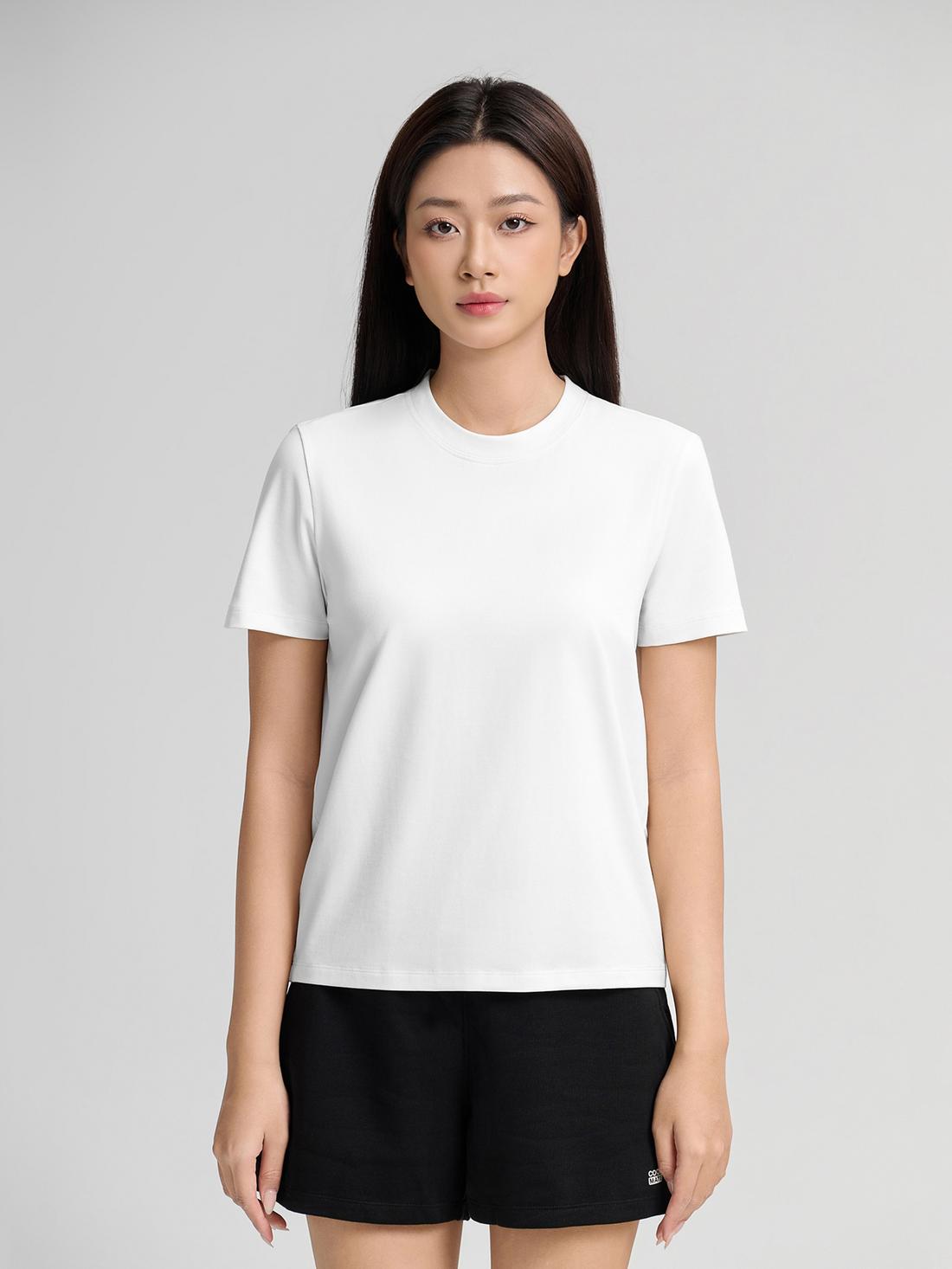 Áo Tshirt nữ Regular Cotton Compact - undefined