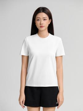Áo Tshirt nữ Regular Cotton Compact - undefined