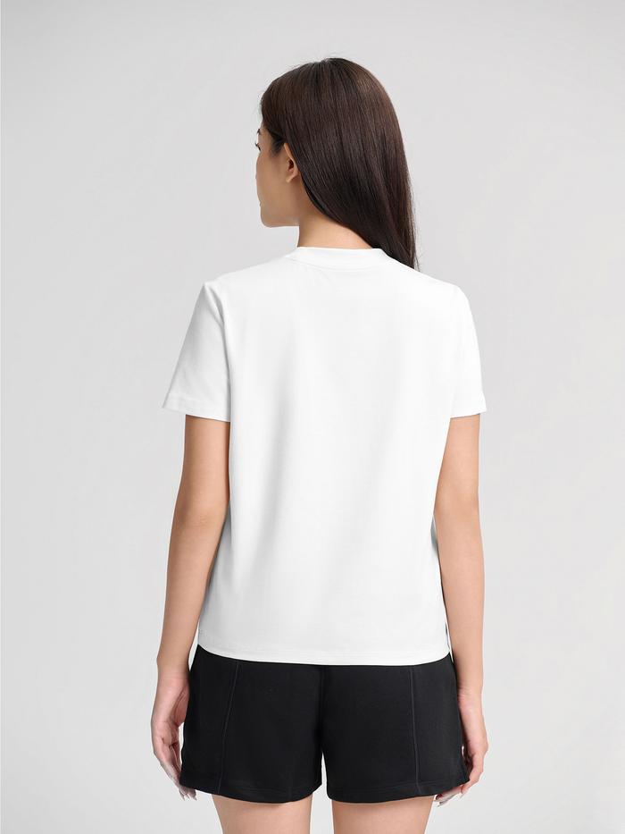 Áo Tshirt nữ Regular Cotton Compact - undefined