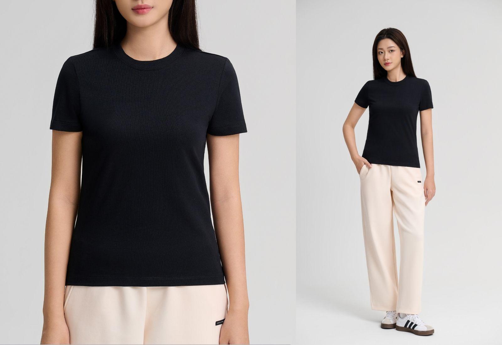 Áo Tshirt Regular nữ 100% Cotton