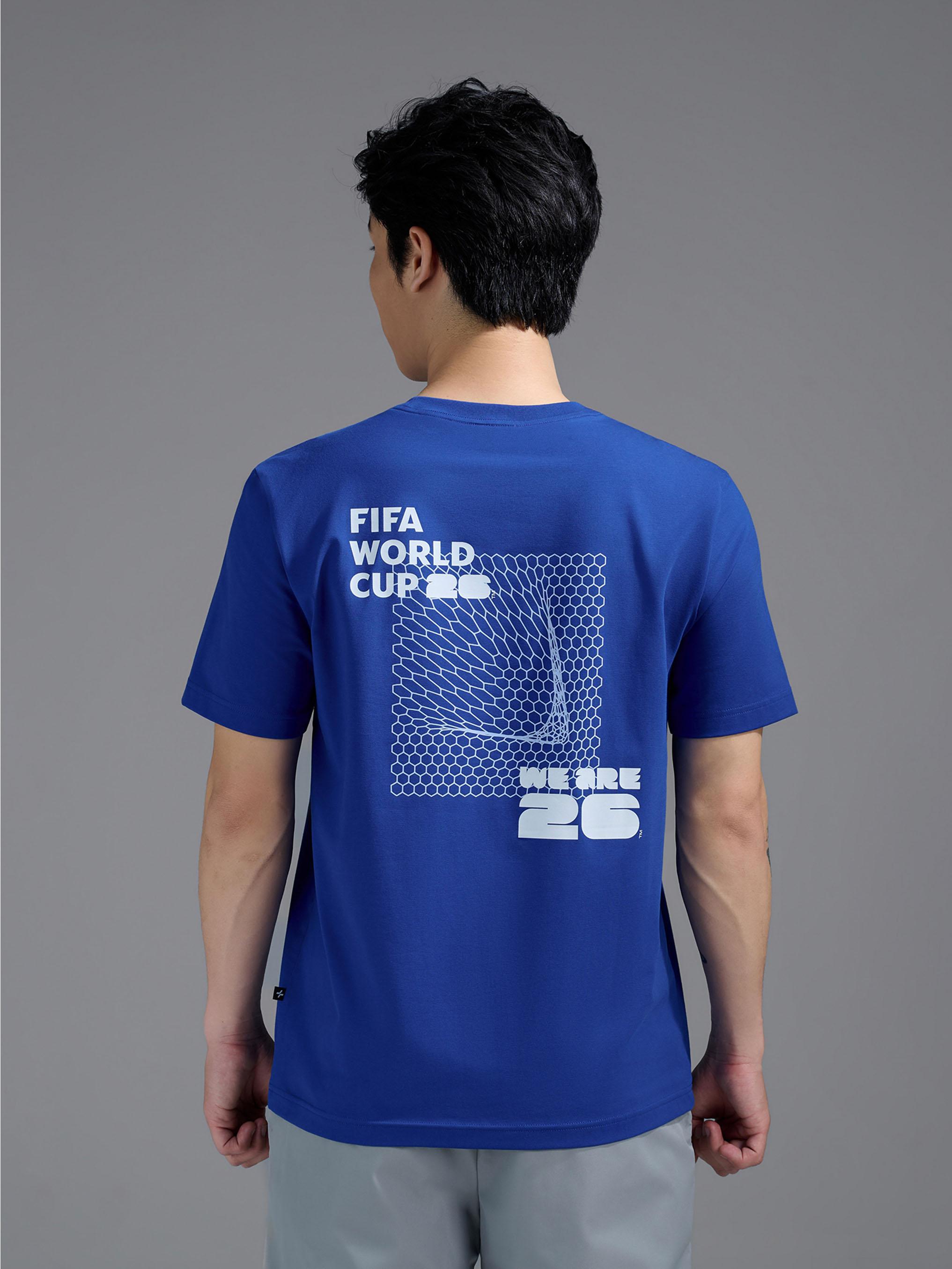 Áo Tshirt Cotton Compact World Cup Blue Matrix - undefined