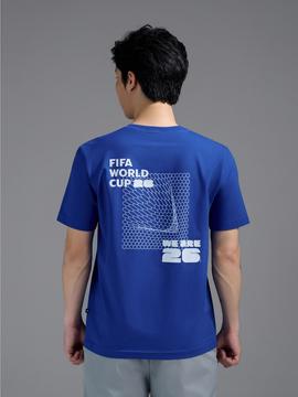 Áo Tshirt Cotton Compact World Cup Blue Matrix - undefined