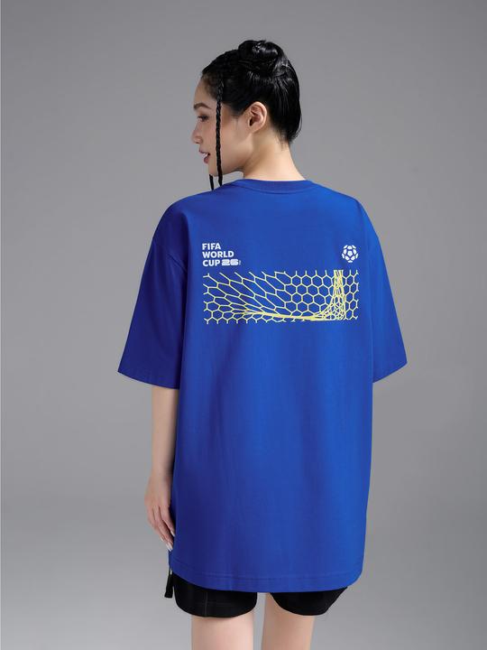 Áo Tshirt Relaxed Fit Cotton Compact World Cup The Goal Canvas - undefined