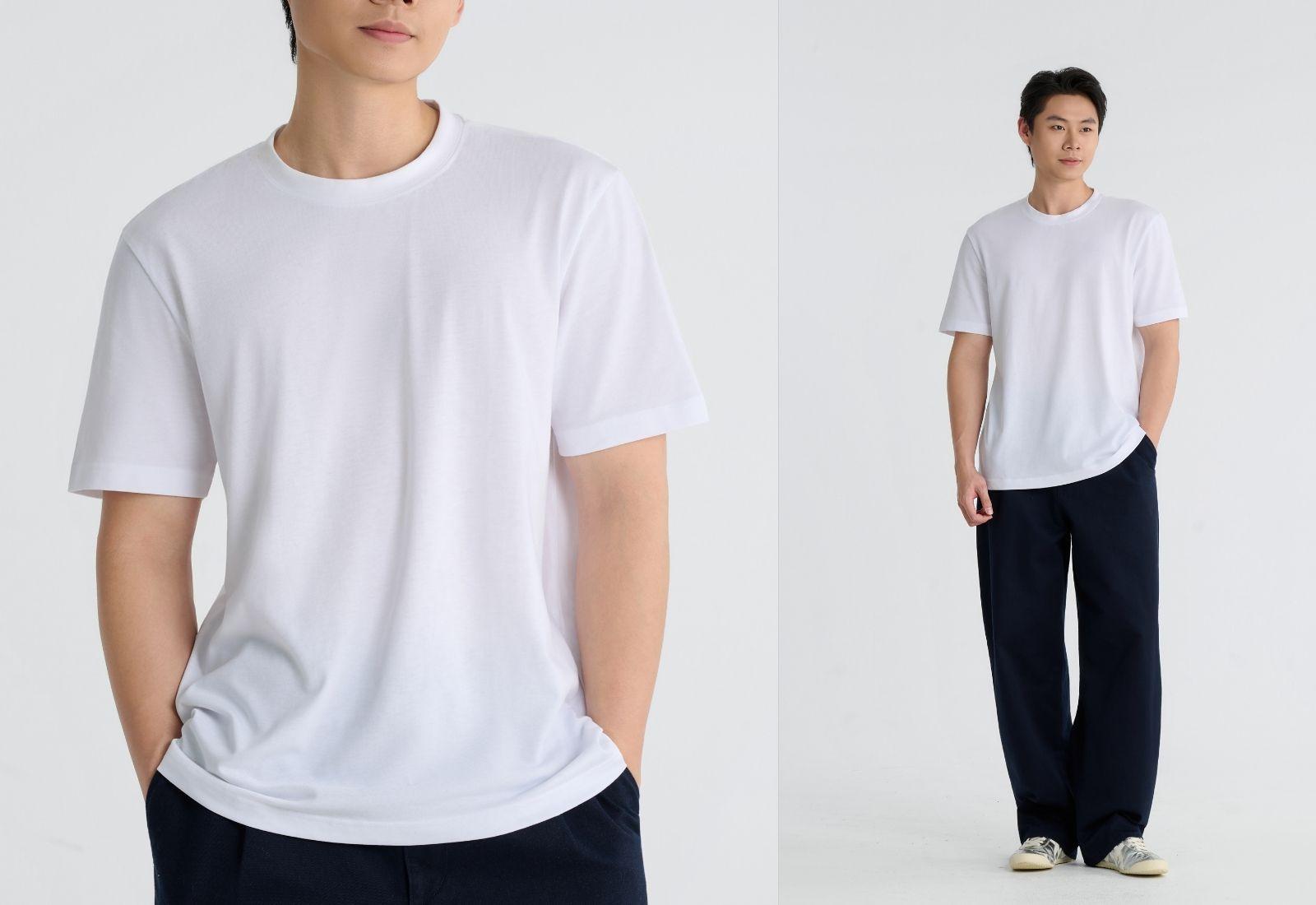 Áo Tshirt Regular Cotton poly 180gsm