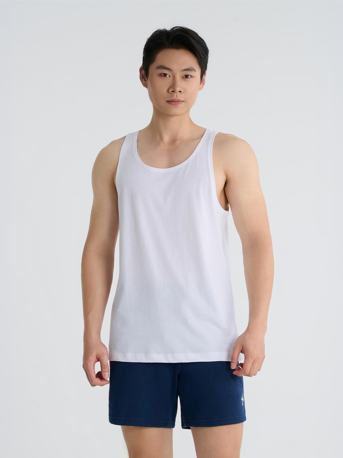 Áo Tanktop regular Fit cotton poly 180gsm - undefined