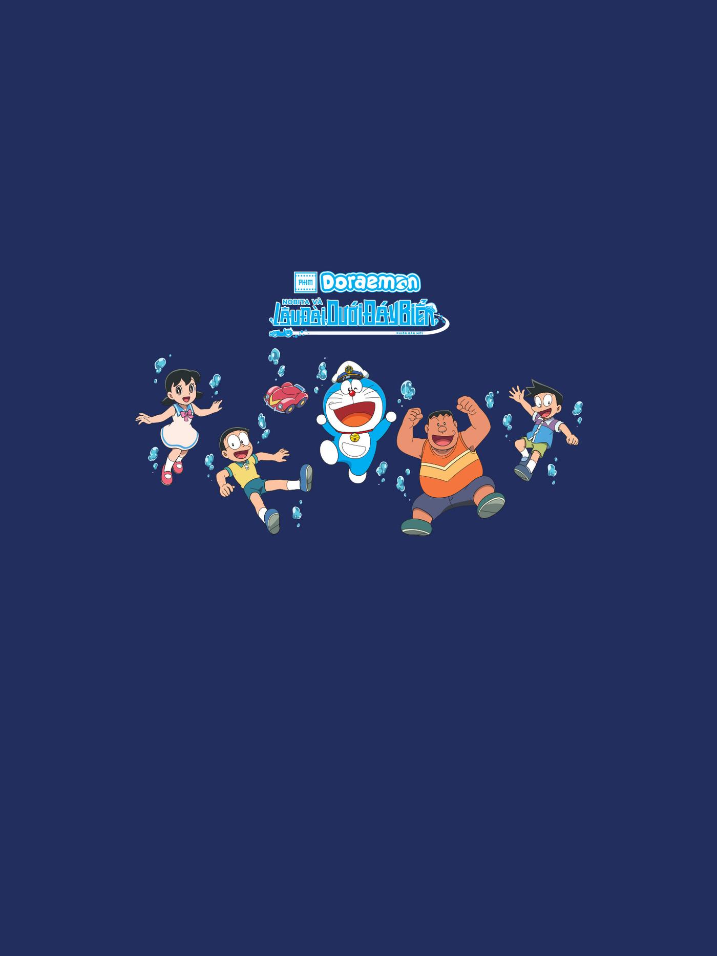 Áo thun Doraemon Biệt Đội Biển Xanh - undefined