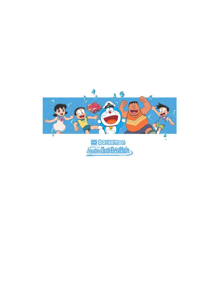 Áo thun Doraemon Tình Bạn Nhiệm Màu Cotton 180gsm - undefined
