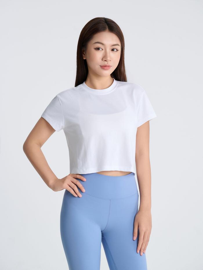 Áo Croptop nữ Cotton Poly - undefined