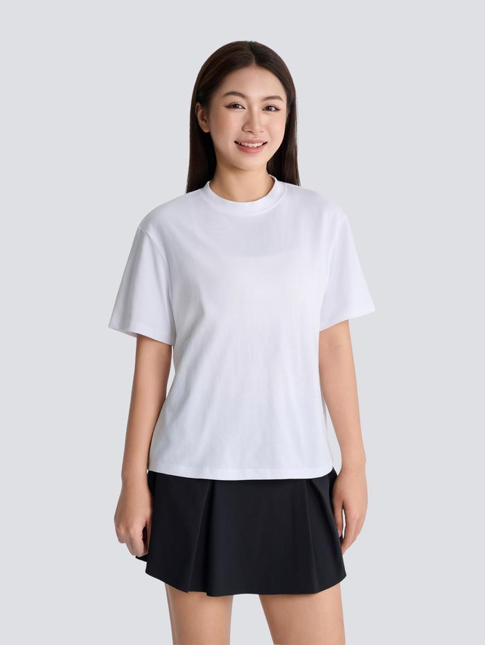Áo Tshirt Relaxed Fit nữ Cotton Poly - undefined
