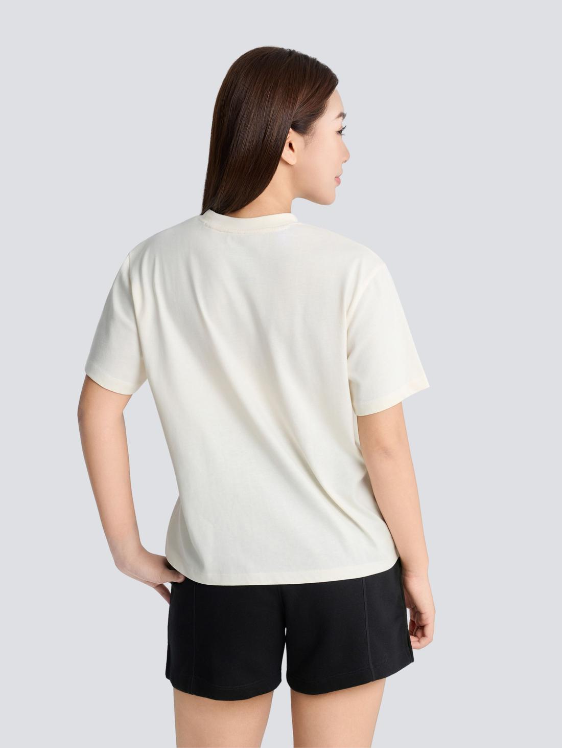 Áo Tshirt Relaxed Fit nữ Cotton Poly - undefined