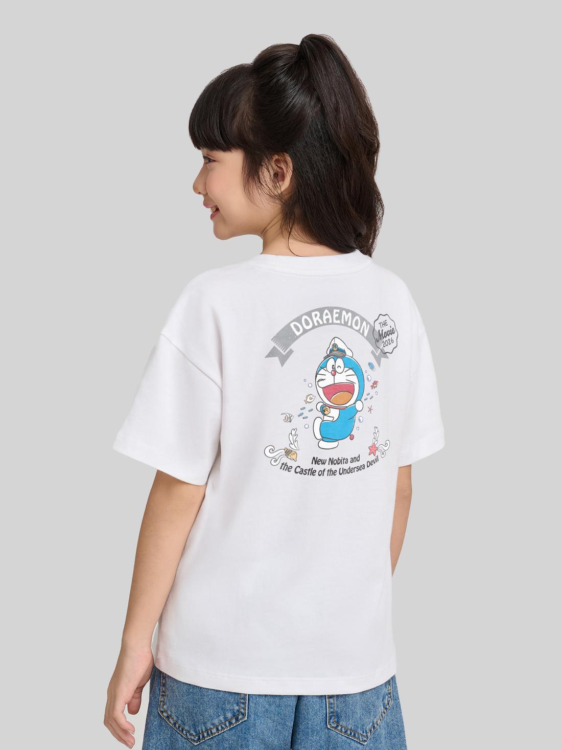 Áo thun trẻ em Doraemon Khám Phá Biển Cả  Cotton Compact - undefined