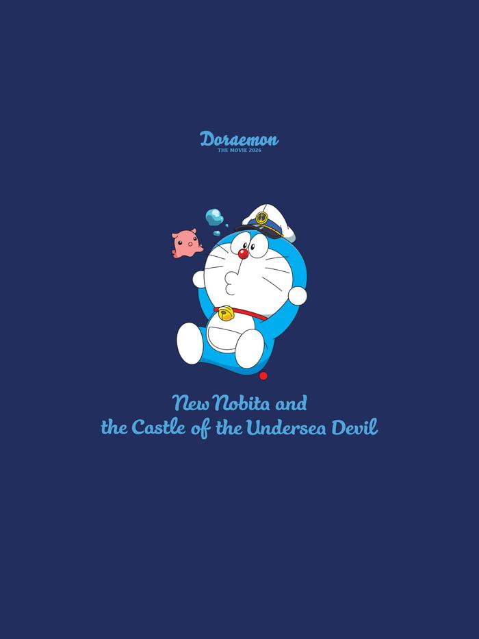 Áo thun Doraemon Cotton Compact phối bo - undefined