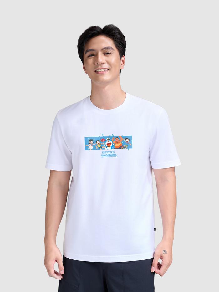Áo thun Doraemon Tình Bạn Nhiệm Màu Cotton 180gsm - undefined