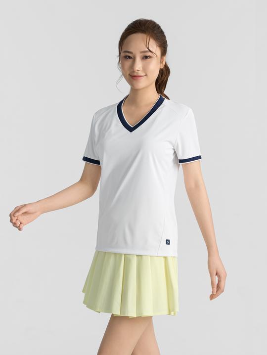 Áo Tshirt Pickleball nữ cổ V Zero Mark - undefined