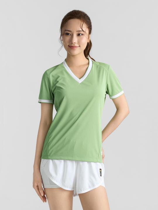 Áo Tshirt Pickleball nữ cổ V Zero Mark - undefined