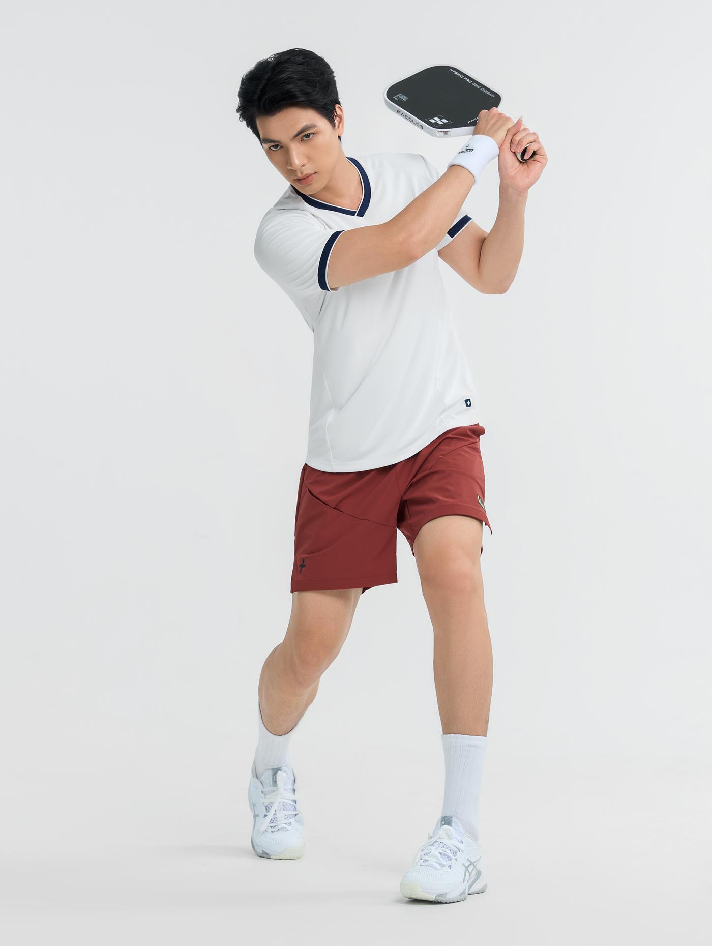 Áo Tshirt Pickleball nam cổ V Zero Mark - undefined