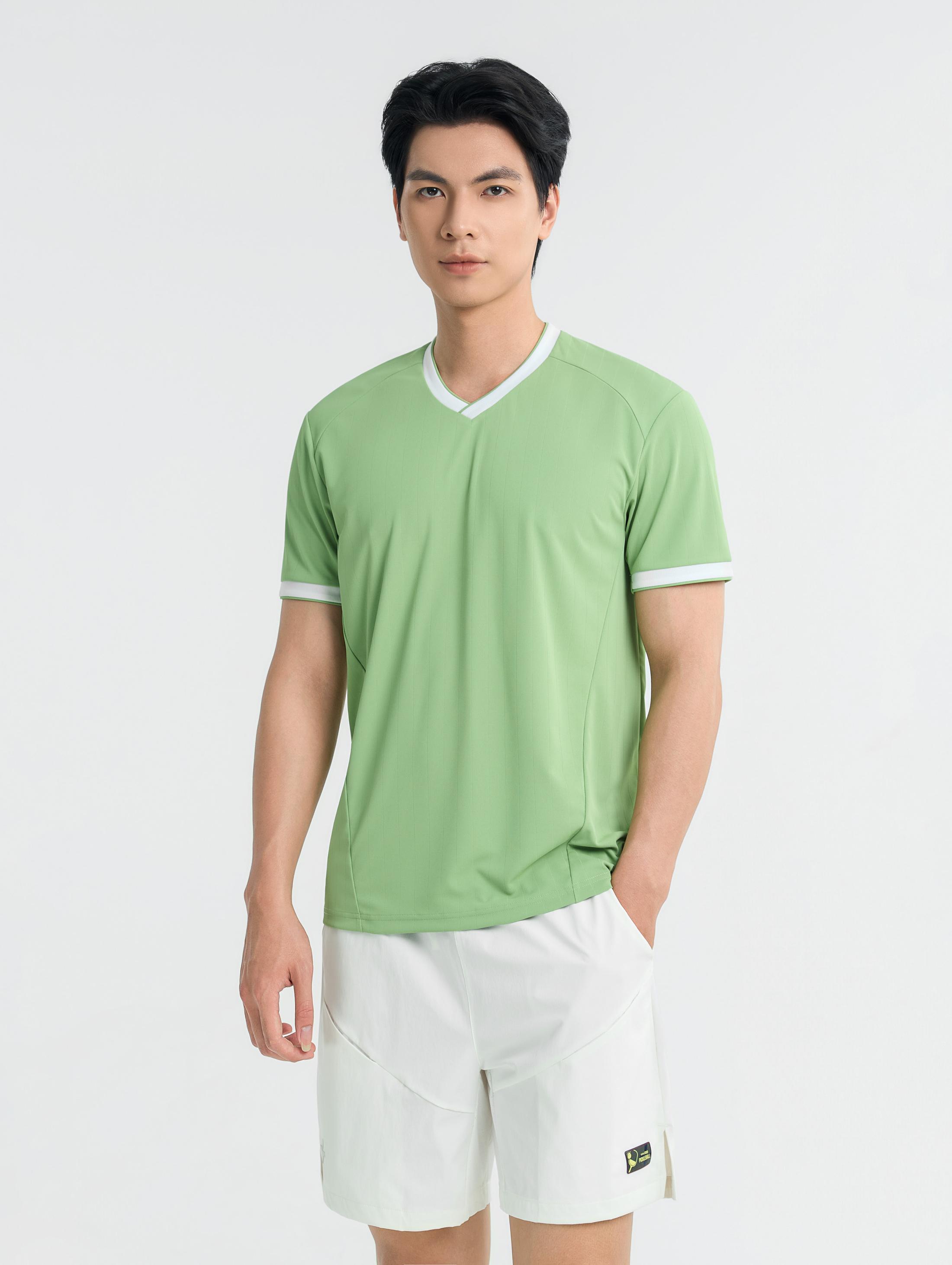 Áo Tshirt Pickleball nam cổ V Zero Mark - undefined