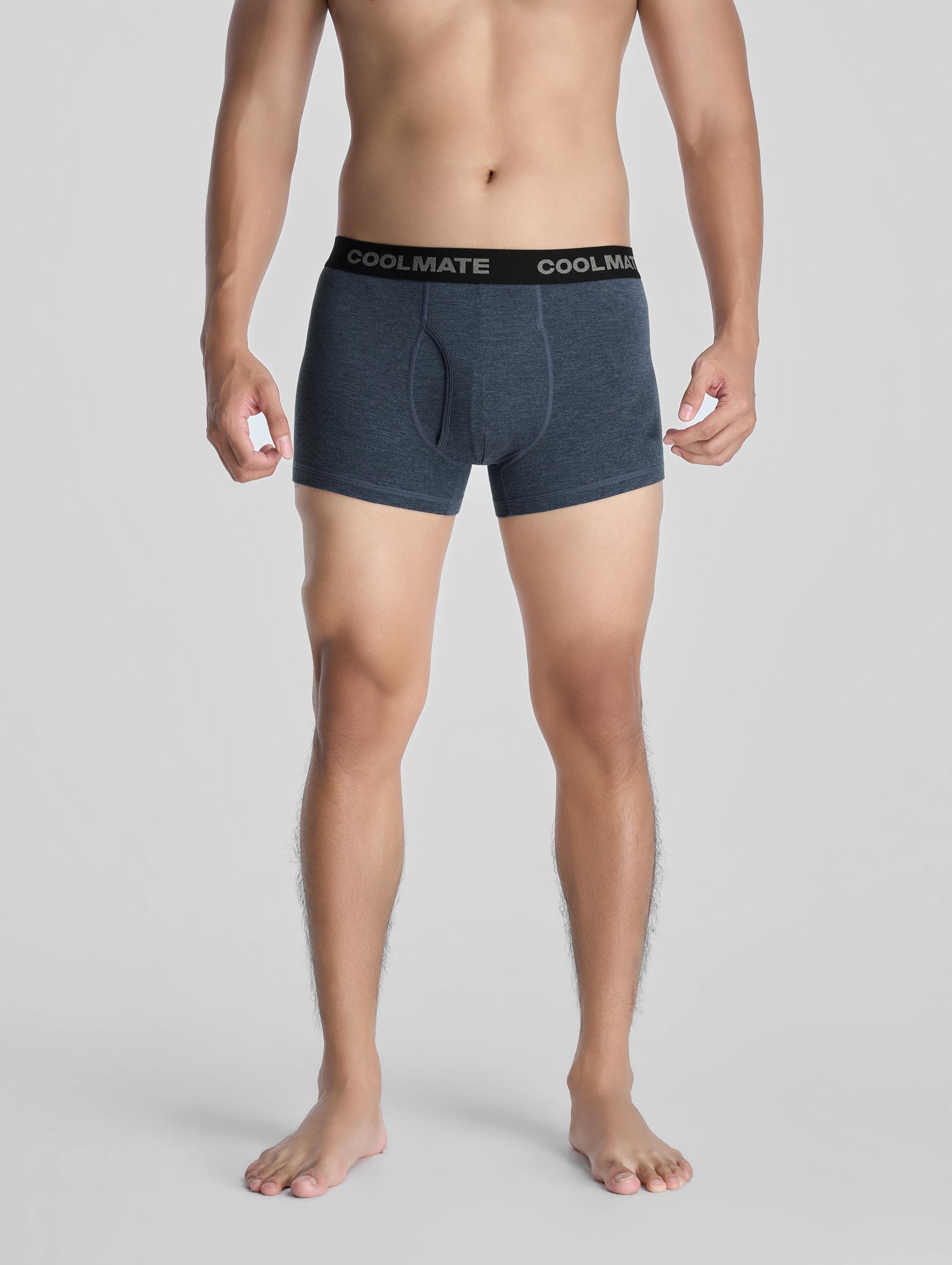 Combo 3 Quần Lót Nam Trunk Bamboo Melange Logo - undefined