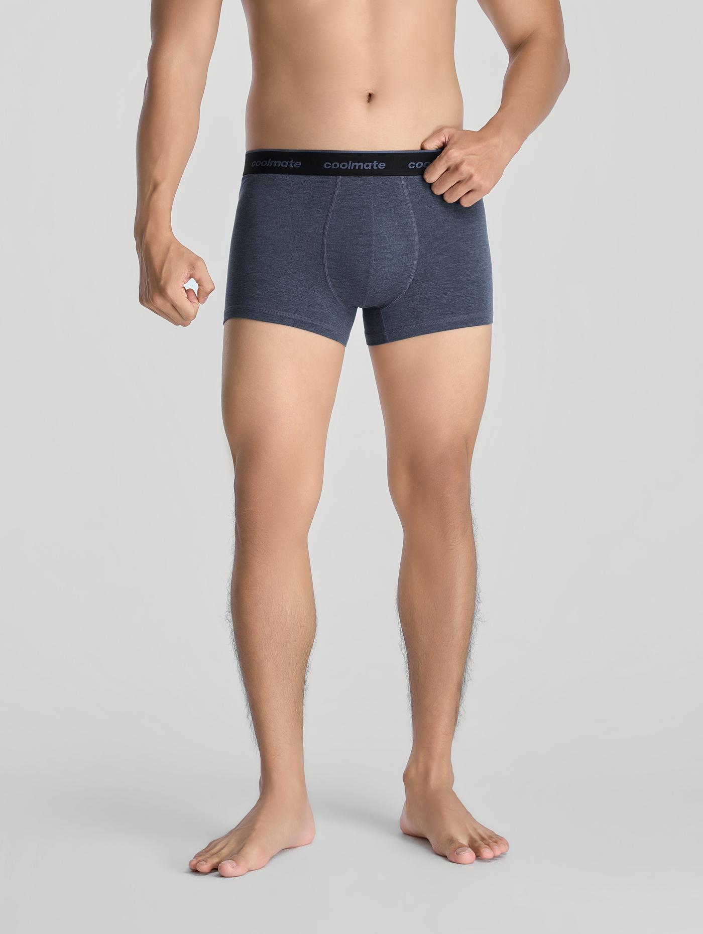 Combo 3 Quần Lót Nam Trunk Bamboo Melange Logo 2 - undefined