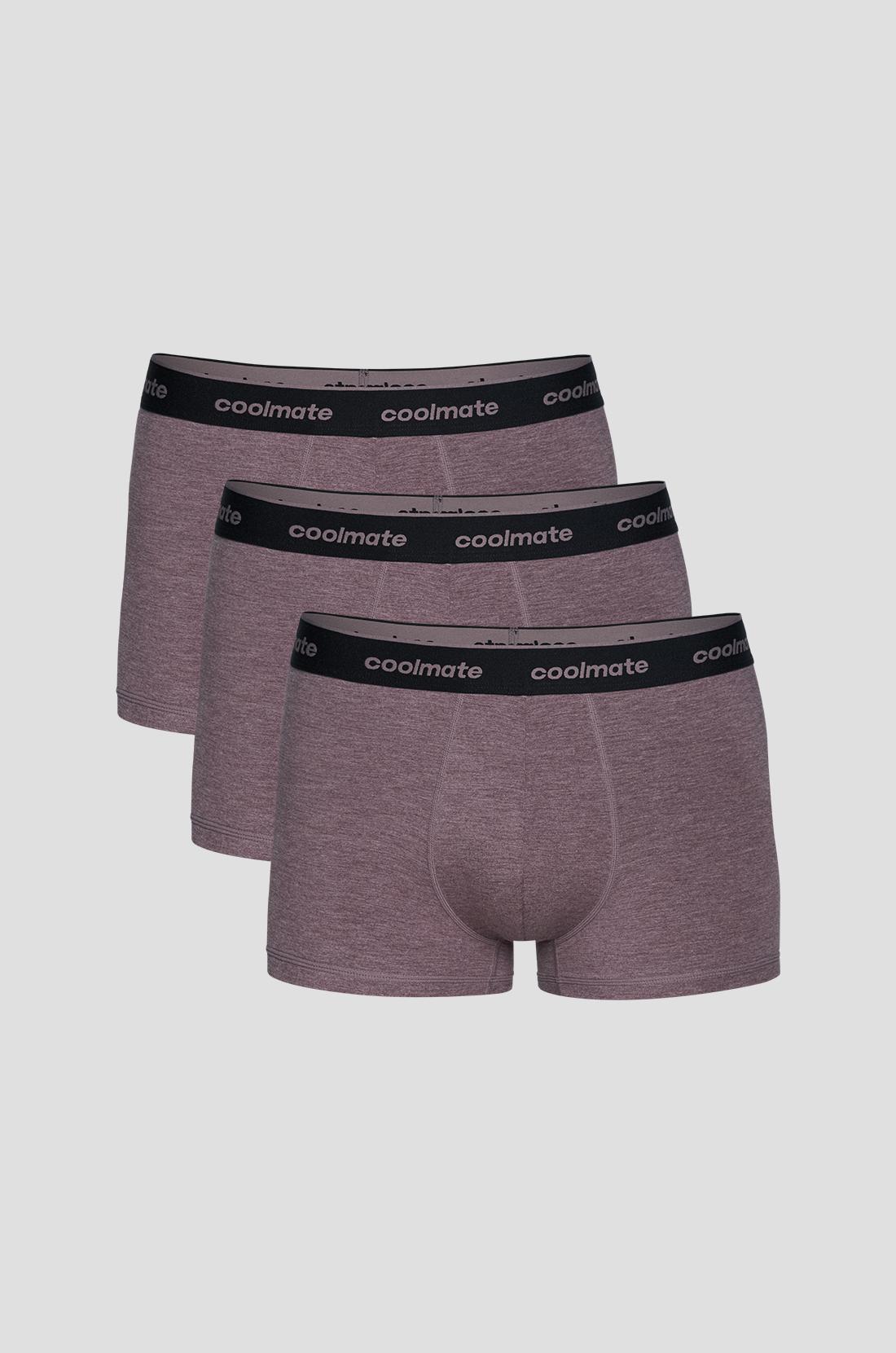 Combo 3 Quần Lót Nam Trunk Bamboo Melange Logo 2 - undefined