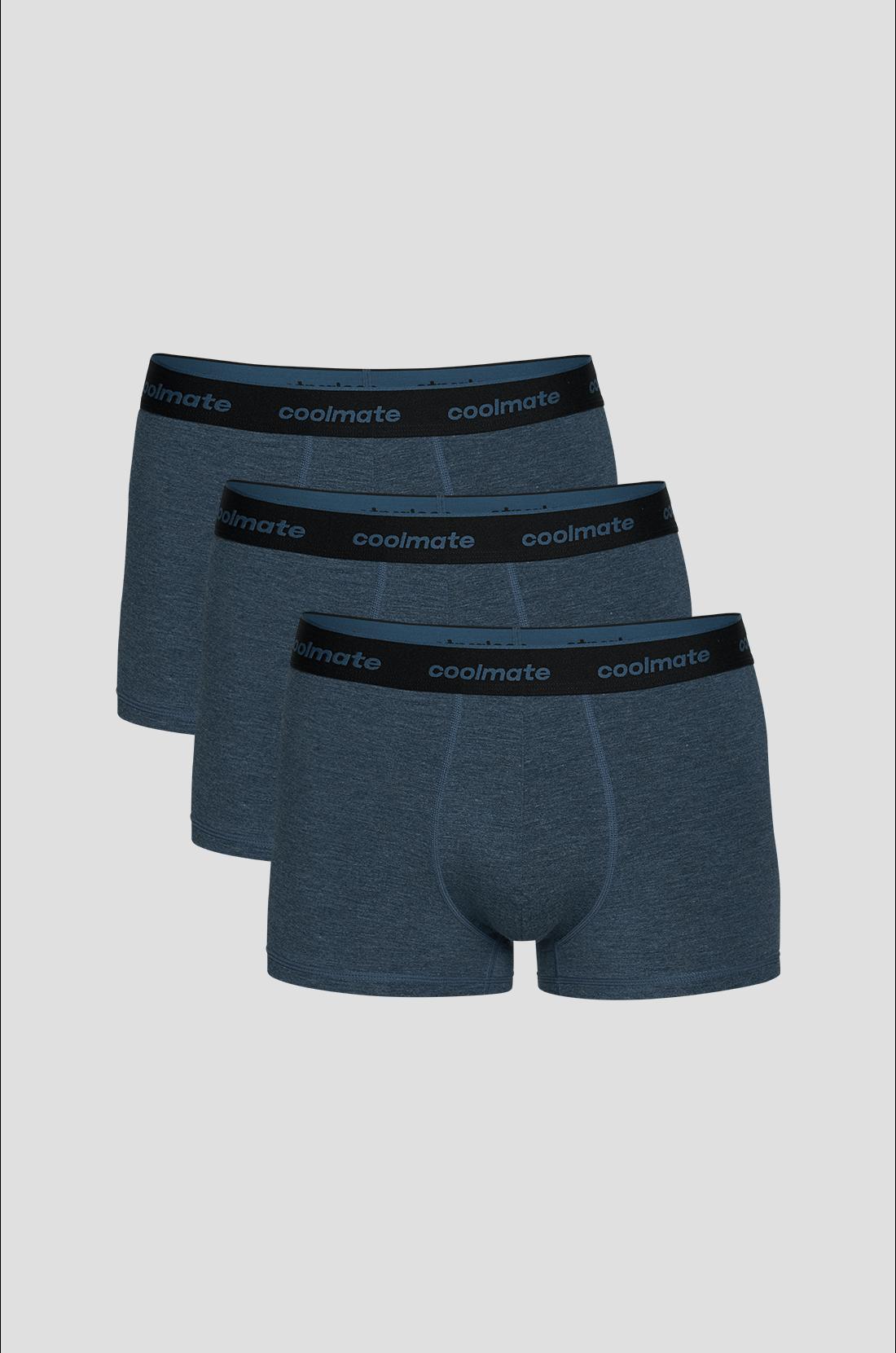 Combo 3 Quần Lót Nam Trunk Bamboo Melange Logo 2 - undefined