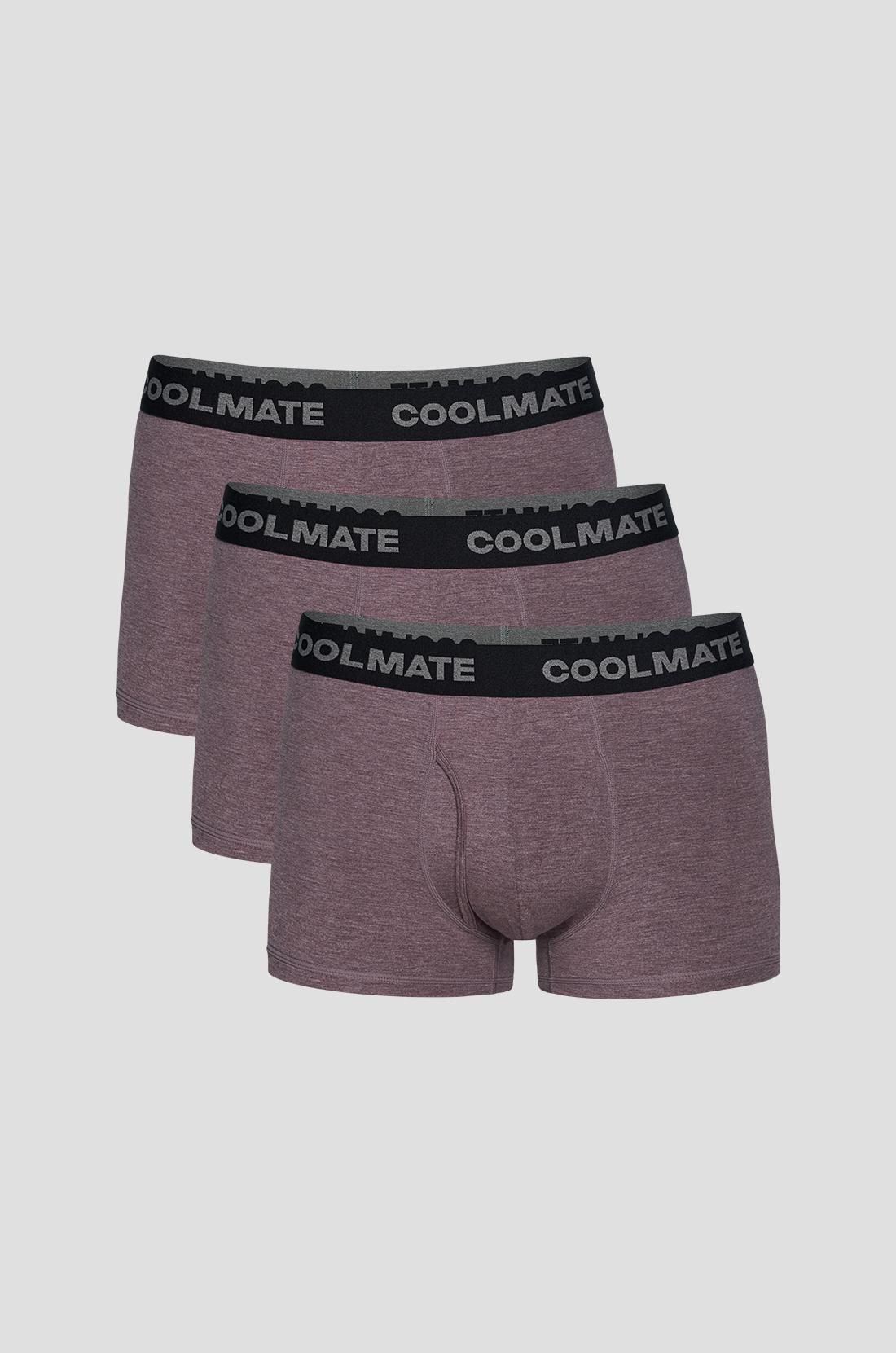 Combo 3 Quần Lót Nam Trunk Bamboo Melange Logo - undefined