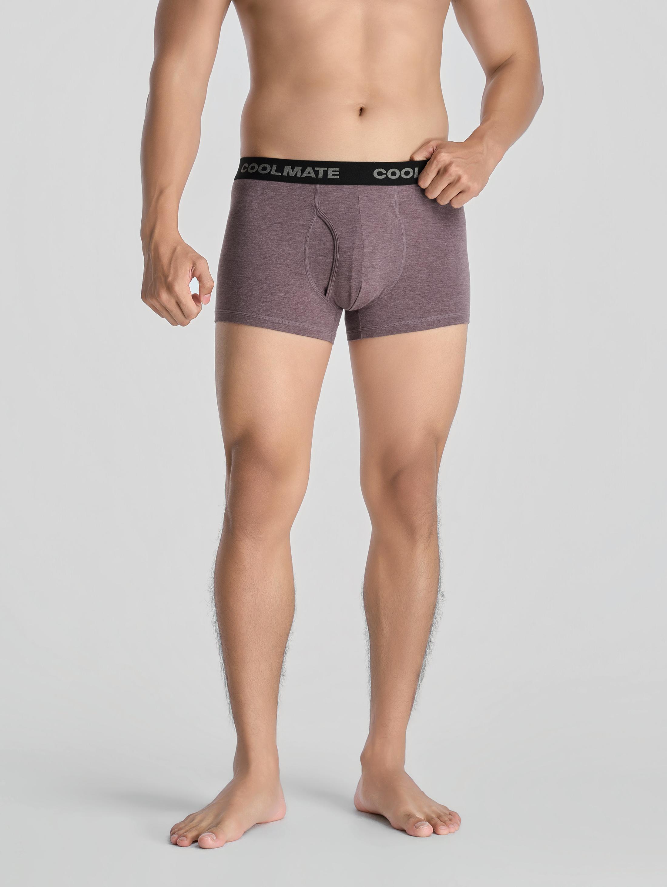 Combo 3 Quần Lót Nam Trunk Bamboo Melange Logo - undefined