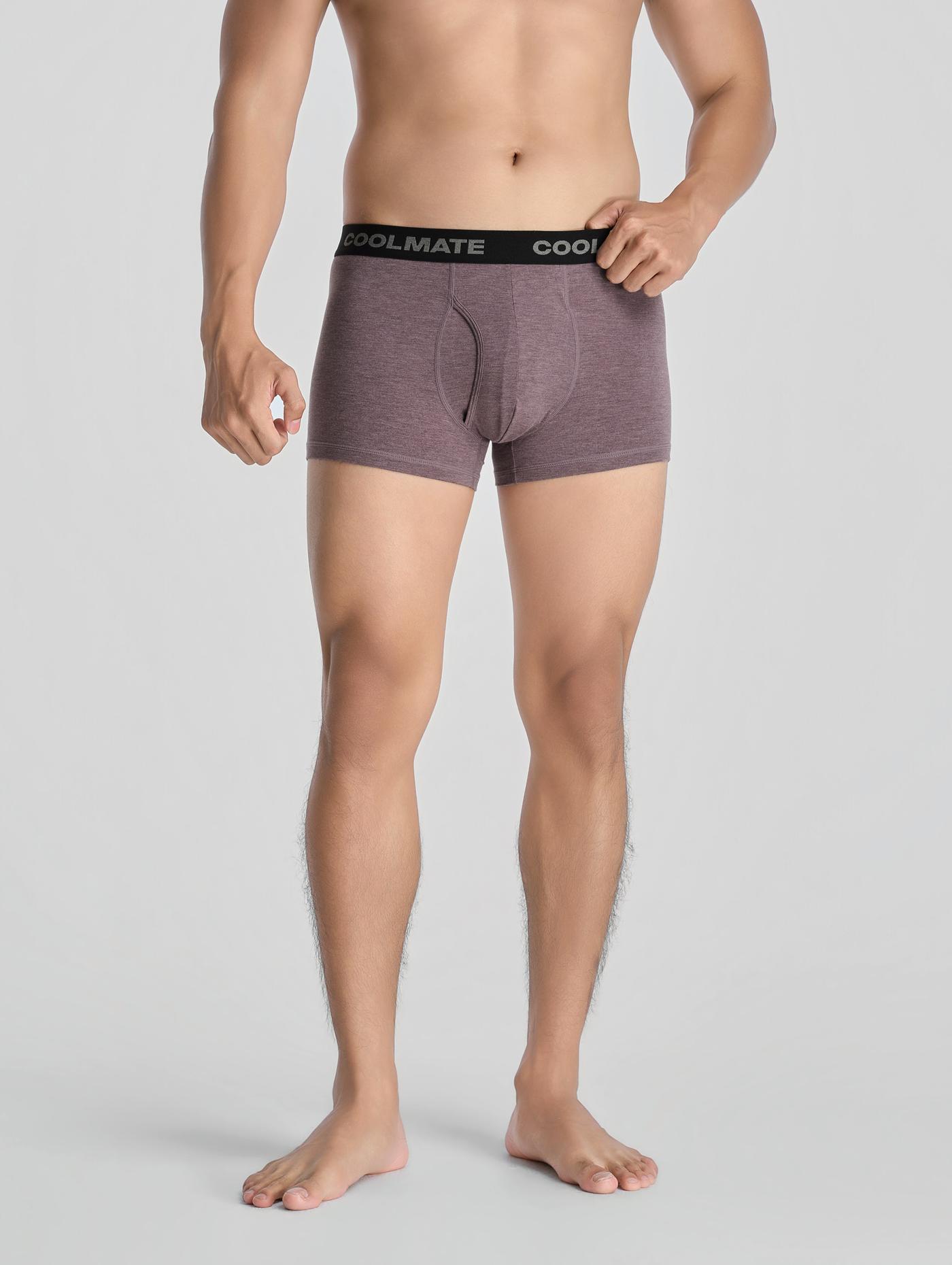 Combo 3 Quần Lót Nam Trunk Bamboo Melange Logo - undefined