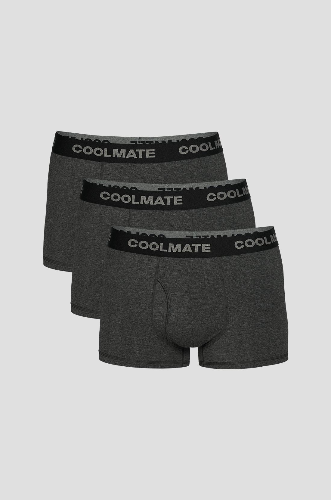Combo 3 Quần Lót Nam Trunk Bamboo Melange Logo - undefined