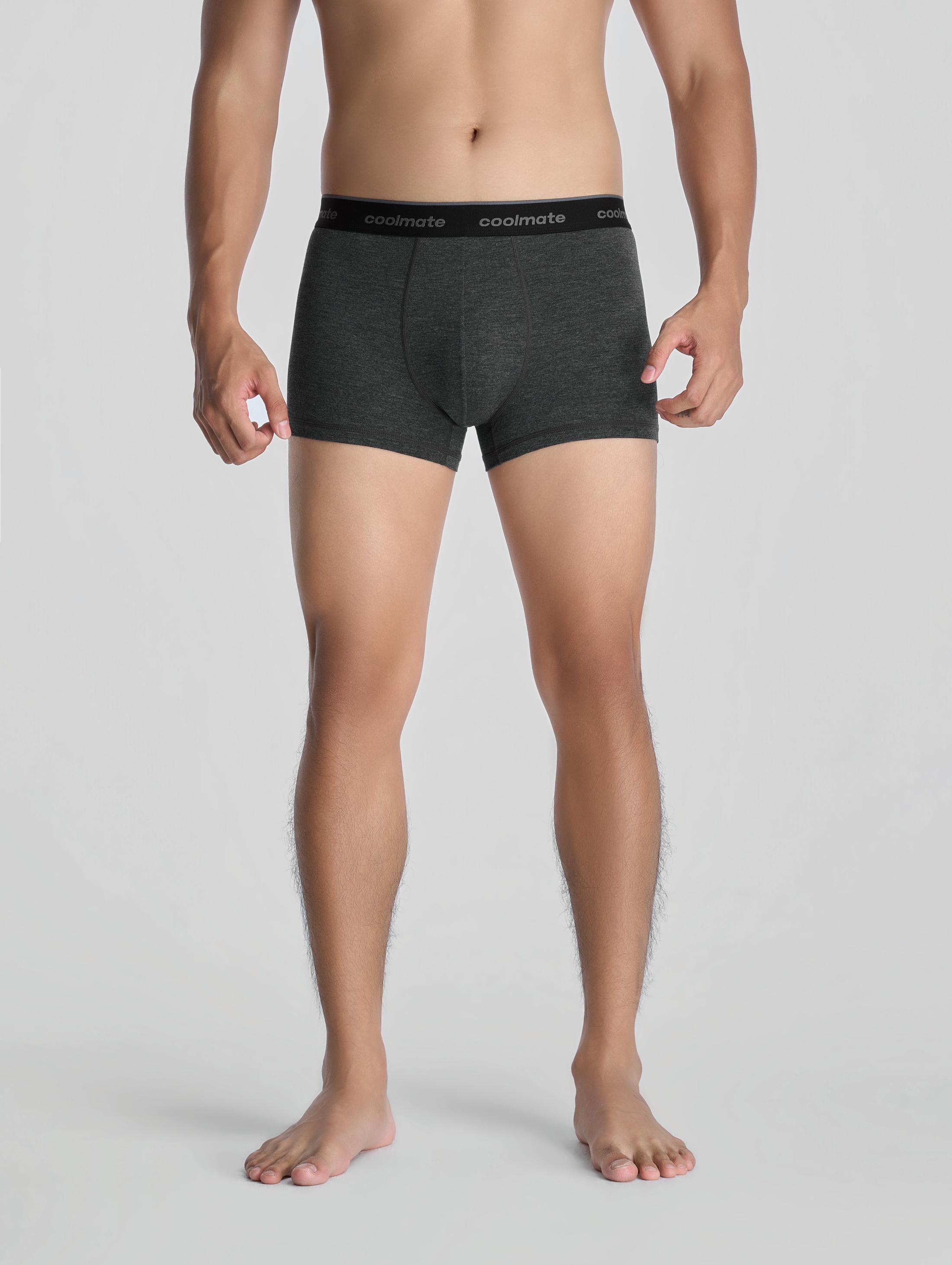 Combo 3 Quần Lót Nam Trunk Bamboo Melange Logo 2 - undefined