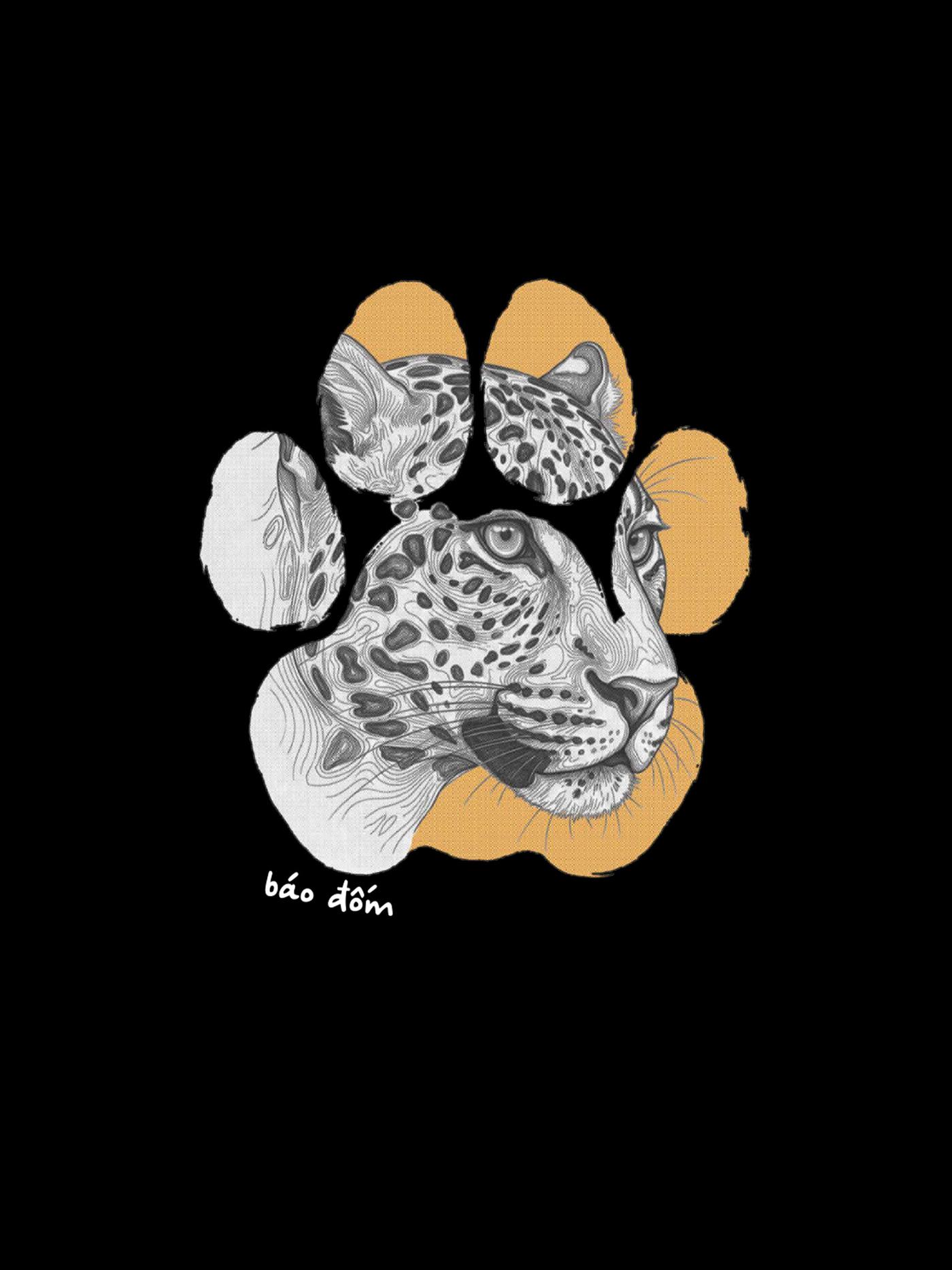 Jungle Leopard Graphic Tee - undefined