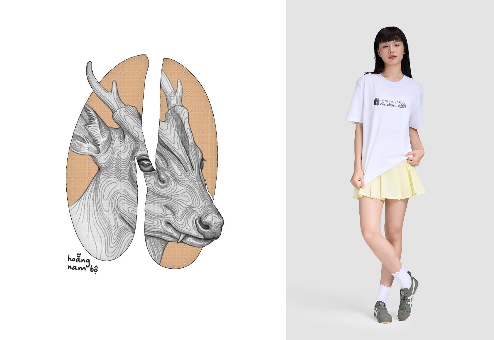 Áo Jungle Hoẵng Nam Bộ Cotton 220gsm