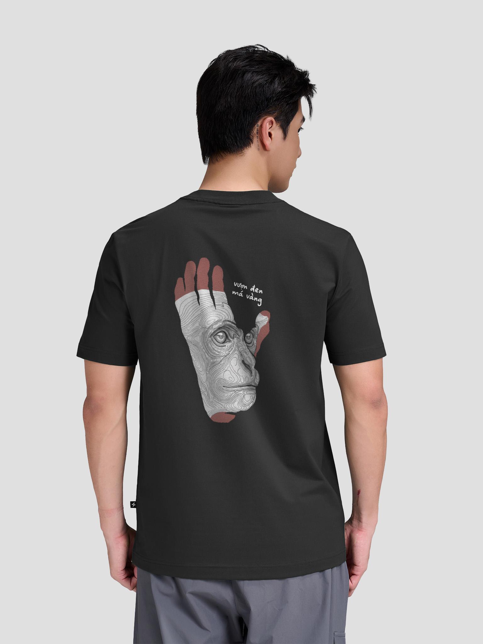 Áo Jungle Vượn Đen Má Vàng Cotton 220gsm - undefined