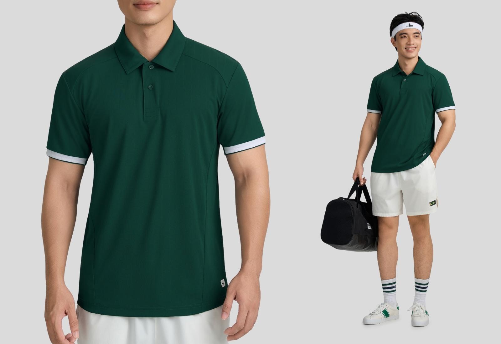 Áo Polo Pickleball nam Zero Mark