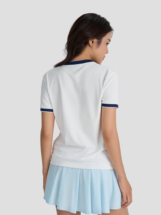 Áo Tshirt Pickleball nữ cổ V Zero Mark - undefined