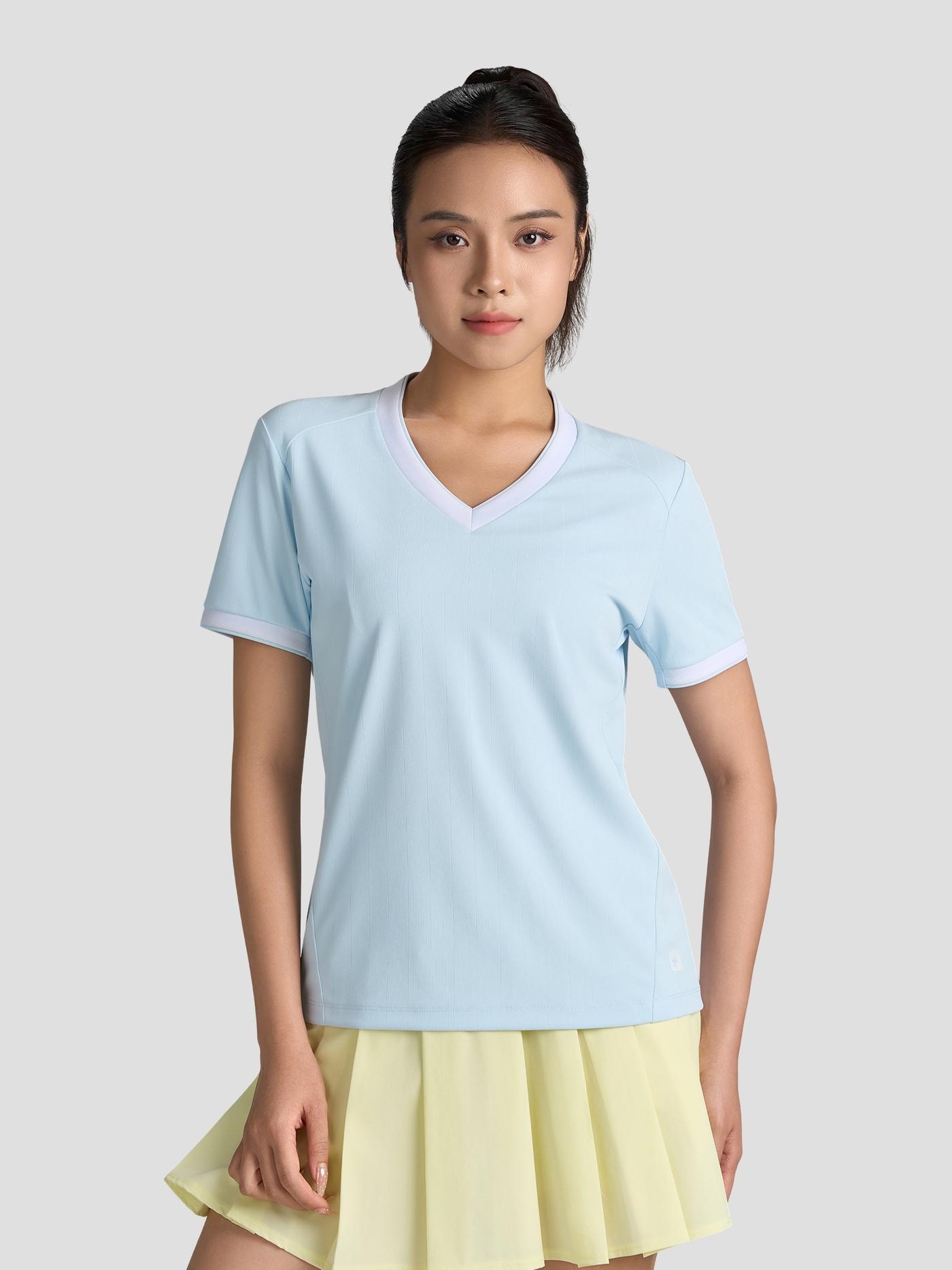 Áo Tshirt Pickleball nữ cổ V Zero Mark - undefined