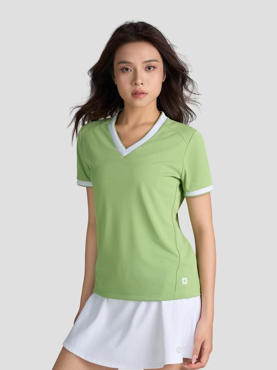 Áo Tshirt Pickleball nữ cổ V Zero Mark - undefined