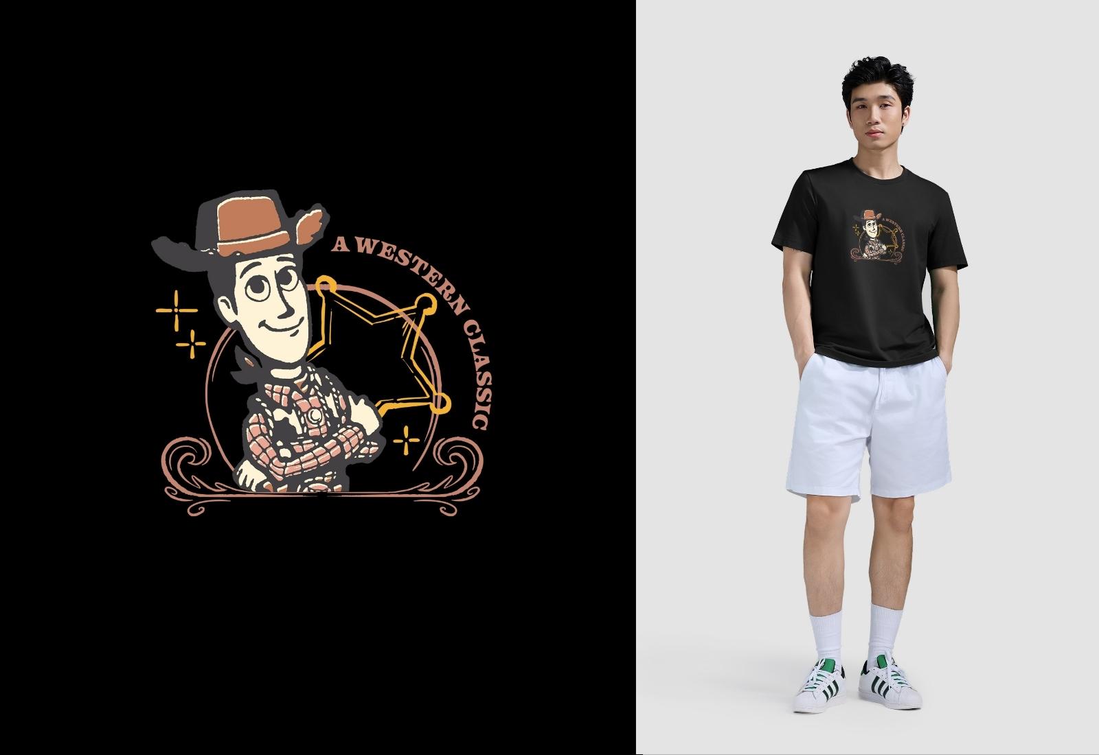 Áo thun Toy Story 5 Woody