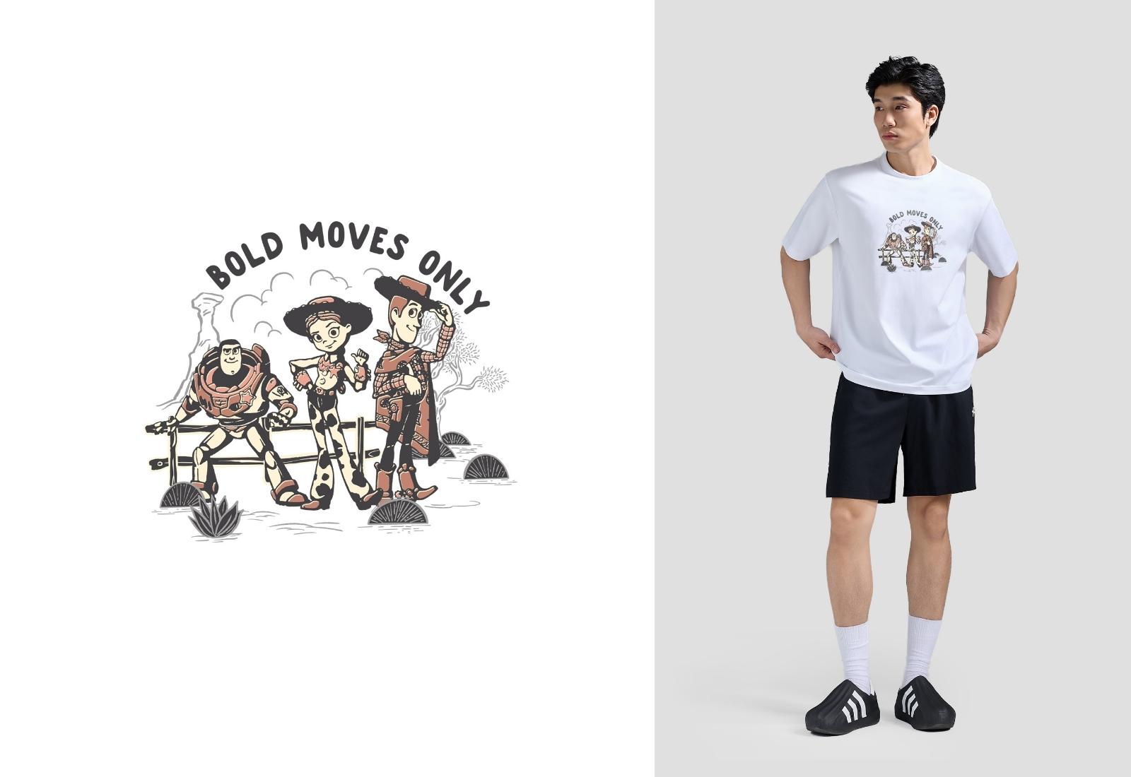 Áo thun Toy Story 5 Bold Moves Only